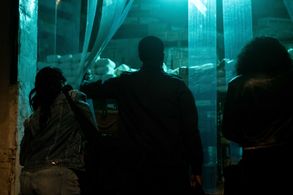 Christine Horn, Taylor Polidore, and Damson Idris in Snowfall: Fault Lines (2022)