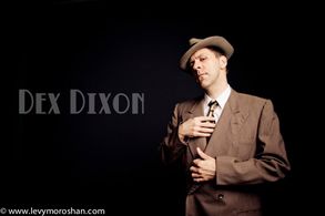 Promotional still for the transmedia property Dex Dixon