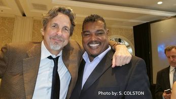 Peter Farrelly and Sydney Colston on the Red Carpet
