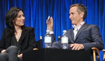 Ali Adler and Dante Di Loreto at an event for The New Normal (2012)