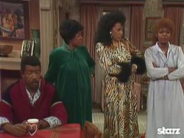 Marla Gibbs, Alaina Reed-Hall, Jackée Harry, and Hal Williams in 227 (1985)