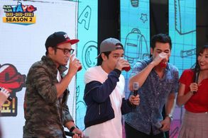 Namki Hong, Alwyn Uytingco, Julian Trono, and Fabio Ide in Aja aja tayo (2018)