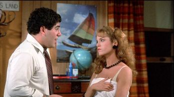 Betsy Russell and Michael Zorek in Private School (1983)