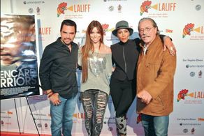 Los Angeles premiere LALIF Manny Perez, Miriam Kruishoop, Vivia A. Fox, Edward James Olmos