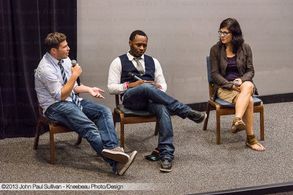 Q & A after the College Town Film Festival screening of A True Story.