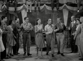 Mary Lou Cook, Joe McMichael, Judd McMichael, and Ted McMichael in Ride 'Em Cowboy (1942)