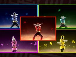 Erika Fong, Hector David Jr., Alexander P. Heartman, Brittany Anne Pirtle, and Najee De-Tiege in Power Rangers Samurai (