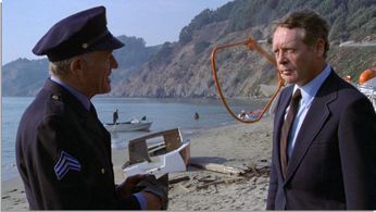 Patrick McGoohan and Joe Miksak in Escape from Alcatraz (1979)