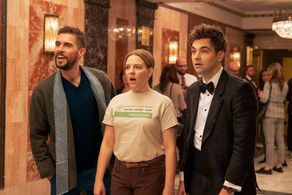 Josh Segarra, Drew Tarver, and Heléne Yorke in The Other Two (2019)