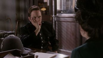 Jonny Harris and Helen Johns in Murdoch Mysteries (2008)