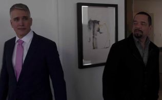 Mike McGowan and Ice-T in LAW AND ORDER: SVU