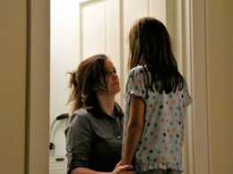 Samantha Worthen (Tara Craft) with Mary Stewart Sullivan (Haley Craft) on set of 