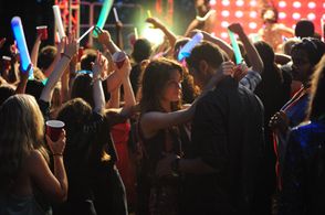 Ashley Hinshaw and Peter Luis Zimmerman in +1 (2013)