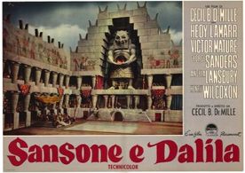 Hedy Lamarr and George Sanders in Samson and Delilah (1949)