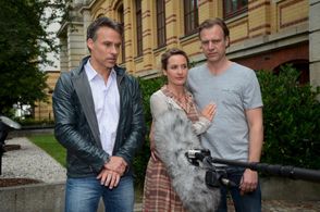 Marco Girnth, Christoph Grunert, and Tara Marie Linke in Leipzig Homicide (2001)