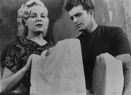 Vince Edwards and Cleo Moore in Hit and Run (1957)