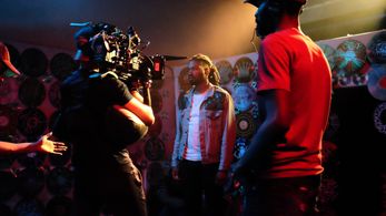 James Grisom, Letia Solomon, and Basil Schneeberger in The Cypher (2020)