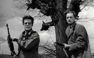 Zbigniew Cybulski and Adam Pawlikowski in Ashes and Diamonds (1958)