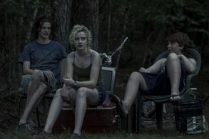Charlie Tahan, Julia Garner, and Carson Holmes in Ozark (2017)