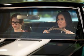 Pamela Adlon and Hannah Riley in Better Things: Rip Taylor's Cell Phone (2022)