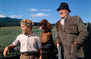 Gilles Payant and Walter Pidgeon in Big Red (1962)