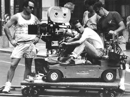 With Jeff Cronenweth (left),