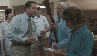 Joe Hardy Jr., Donald Sutherland and Helen Mirren in The Leisure Seeker