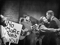 James Stewart, Sandra Dee, Bob Denver, and Monica Moran in Take Her, She's Mine (1963)