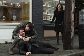 Sean Maguire, Lana Parrilla, and Wil Traval in Once Upon a Time (2011)