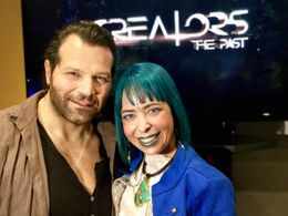 Angelo Minoli (Natan - CREATORS The Past) and Eleonora Fani