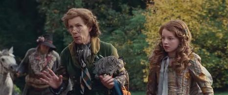 Juliet Stevenson and Dakota Blue Richards in The Secret of Moonacre (2008)