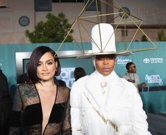 Erykah Badu and Kehlani at an event for Soul Train Awards 2017 (2017)
