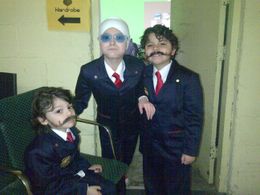 Bruce Salomon with Sister Dalila Bela & Brother Raphael Alejandro in ODD SQUAD