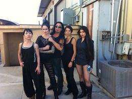 with Vincent McLean and other cast members of Organize Chaos, 2011