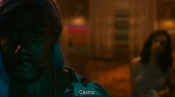 Uncle Clifford (NICCO ANNAN) discovering new information from Autumn Night (ELARICA JOHNSON)