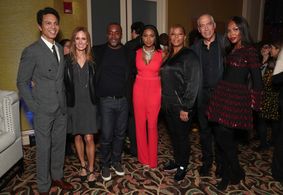 Benjamin Bratt, Queen Latifah, Naomi Campbell, Dana Walden, and Amiyah Scott