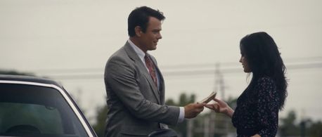 Josh Duhamel and Ashley Dougherty in Bandit (2022)