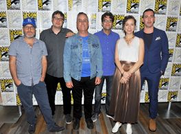 H. Jon Benjamin, Kristen Schaal, Eugene Mirman, Larry Murphy, Dan Mintz, and John Roberts at an event for Bob's Burgers 