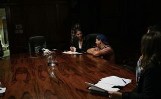 Ava Ticotin and Lupita Director Jose Feng