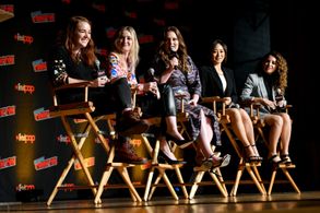 AJ Michalka, Lauren Ash, Aimee Carrero, Nate Stevenson, and Karen Fukuhara