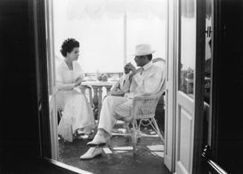 Klaus Maria Brandauer and Gudrun Landgrebe in Colonel Redl (1985)