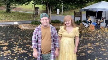 Jamie Brewer and Zack Gottsagen