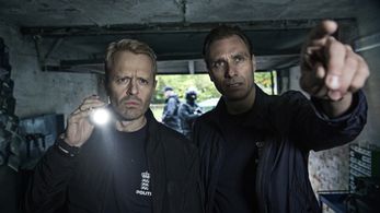 Peder Thomas Pedersen and Alexandre Willaume in Gidseltagningen (2017)