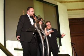 Accepting the Best Film Distribution Company award for Evolutionary Films at the National Film Awards 2019