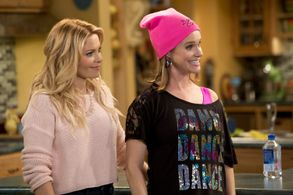Andrea Barber and Candace Cameron Bure in Fuller House (2016)