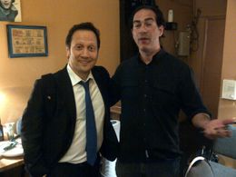 Rob Schnider and Joby Saad Greenroom of Zanies Nashville