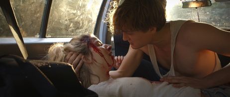 Lucas Englander wih Lisa Stenger in 'The Light Ground' by Lukas Vaeth