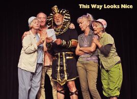 Barbara Mallory Schwartz, producer-writer-director Lloyd J Schwartz, Jean Glaudé (as Pharaoh Amanhotuthamtooamterhep II)