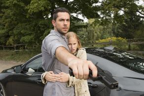 Zachary Levi and Danika Yarosh in Heroes Reborn (2015)