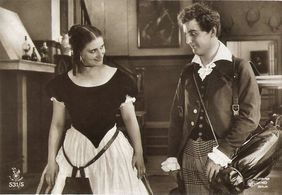 Henny Porten and Hermann Thimig in Agnes Arnau und ihre drei Freier (1918)